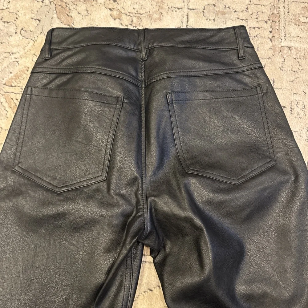 Urban Outfitters Faux Black Leather Pants - Picture 3 of 9